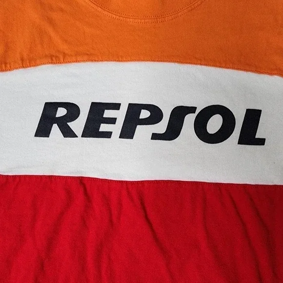 Repsol orange red and white sportswear shirt sportswear - Picture 8 of 8